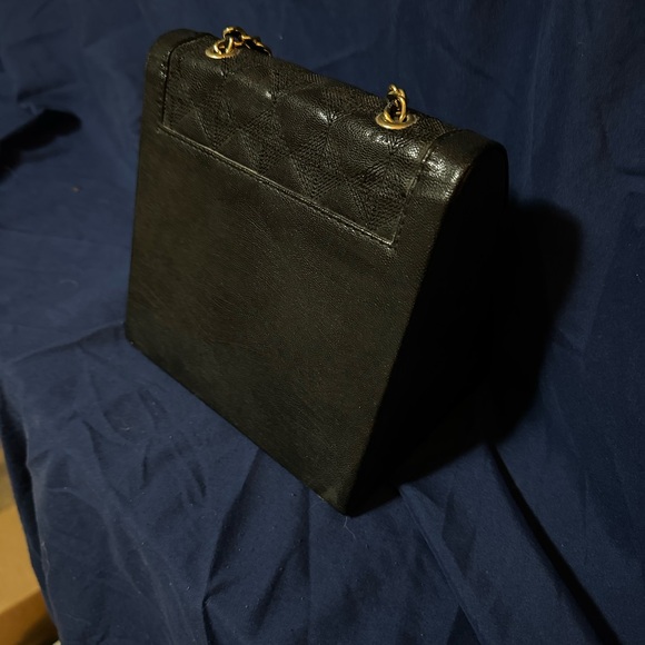 Avon Jewelry Case Purse-Shape Black Hot Pink - Picture 4 of 4